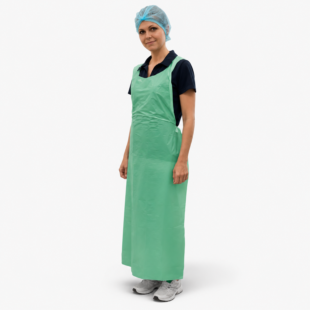 PE-Schürzen gehämmert 80 x 125 cm grün | 500 Stk. pro Karton