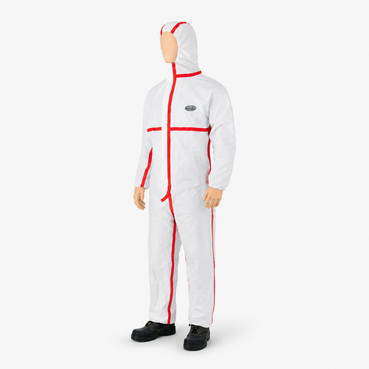 Einweg-Schutzoverall Typ 4/5/6 CoverStar Plus® weiß/rot