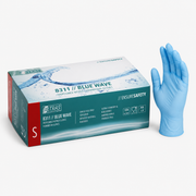 Nitril Einweghandschuhe 8311 "BLUE WAVE" | 100er Box