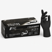 Latex Einweghandschuhe 8220 BLK SCORPION PF | 100 Stück